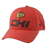 Chicago Blackhawks Fanatics Locker Room NHL Red Adjustable Hockey Hat